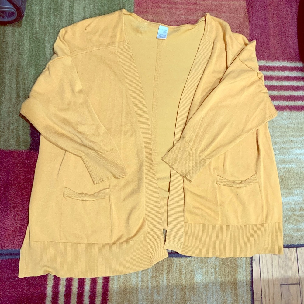 Terra & Sky Sunflower Yellow Cardigan